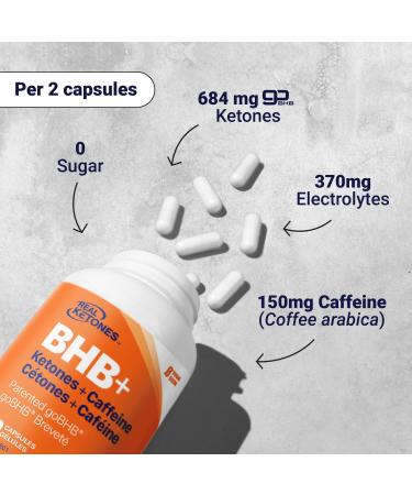 Real Ketones BHB Exogenous Ketones with Caffeine and Patented Keto goBHB | 60ct - Buy Online on GoSupps.com
