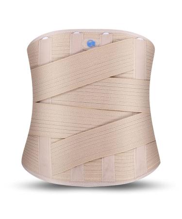 Lower Back Brace W/Removable Lumbar Heating Pad Waist Tummy Shapewear Belt for Women Weight Loss Burn Fat Body Shape Waist Pain Relief Support Belt (Size : XXL) (Medium) (XX)