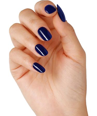 Bluesky Gel Nail Polish Navy Seals A024 Dark Blue Long Lasting Chip Resistant 10 ml (Requires Drying Under UV LED Lamp) Navy Blue 10 ml (Pack of 1) - Buy Online on GoSupps.com