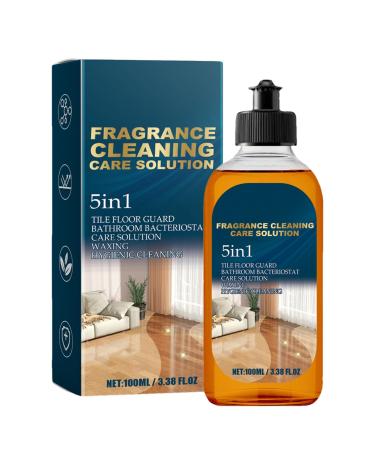 Mopping Solution - 100ml Floor Fragrance Hygienic Cleaning | Floor Waxing Tile Guard Multi-Purpose Polishing & Brightening Wood Floor Tile Mopping