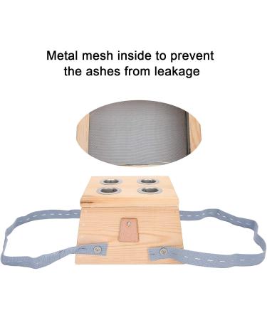 Buy Adjustable Temperature Moxibustion Box - Wooden Moxibustion Therapy Healing (4 Holes) | International Shipping - Buy Online on GoSupps.com