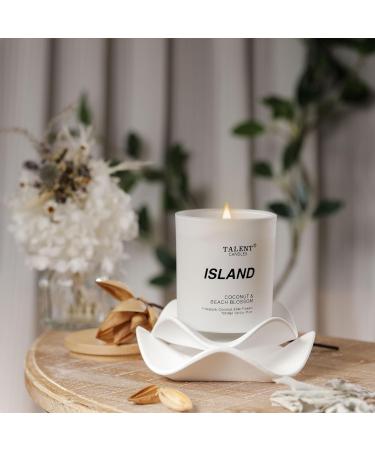 Natural Soy Wax Candles for Home | Scented Stress Relief & Relaxation | Coconut & Beach Blossom Medium Jar Decor - Buy Online on GoSupps.com