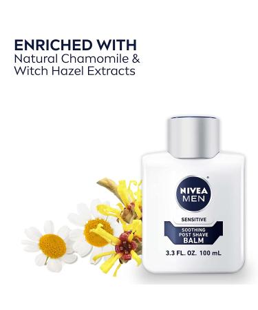 Nivea Soothing Post Shave Balm for Men - Sensitive Skin, 3.3 fl oz - Buy Online on GoSupps.com
