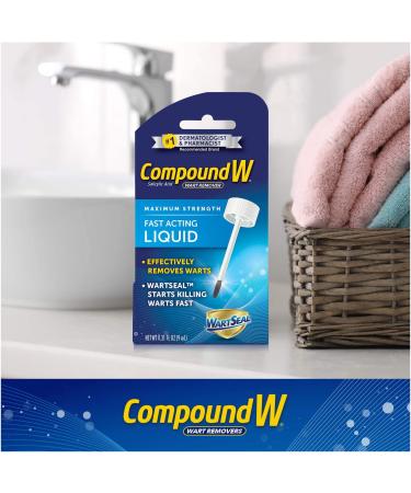 Compound W Maximum Strength Liquid Wart Remover - 0.31 fl oz - Buy Online on GoSupps.com