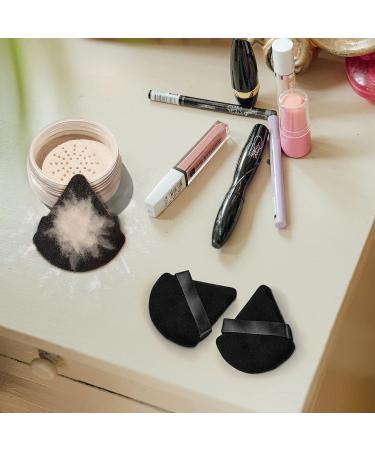 Flytianmy 2Pcs Triangle Powder Puffs for Body & Face Makeup - Black Beauty Tool - Buy Online on GoSupps.com