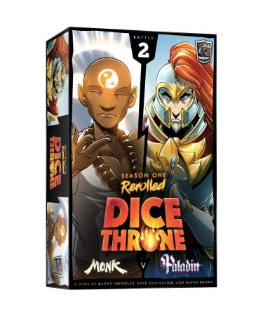 Dice Throne S1 Rerolled Box 2 Monk v Paladin (ROX637)