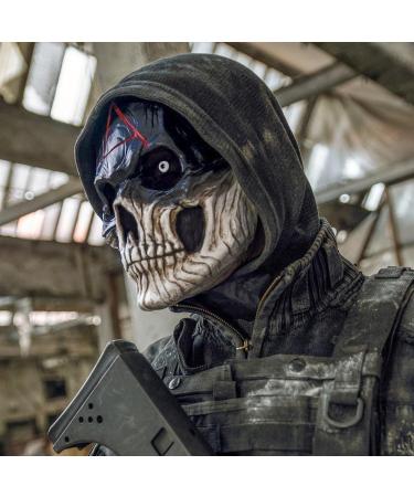 Halloween Face Bloody Face - Realistic Creepy Halloween Full Head Skull Face Scary Latex Face for Party Props - Buy Online on GoSupps.com