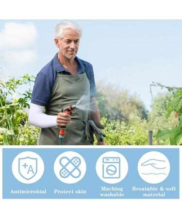 Janmercy Elder Skin Protector Sleeves - 9 Pairs Thin Skin Arm Sleeves for Bruise Protection - Compression Arm Sleeves for Men and Women - Buy Online on GoSupps.com