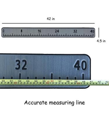 KXKZREN Foam Fish Ruler / Strong Adhesive Backing / 32" 40" Fishing Measurement Tool / Waterproof and Easy to Clean / for Fishing Boats  Yacht Coolers & Kayaks Light Gray 40" - Buy Online on GoSupps.com