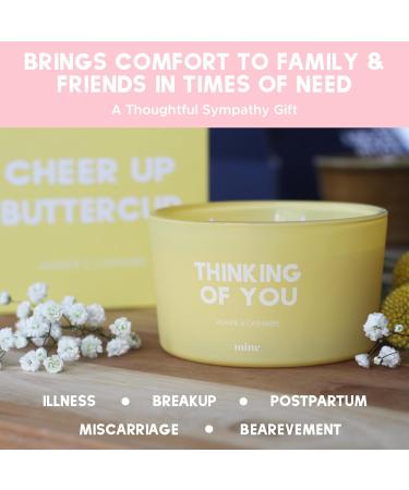 Thinking of You Candle - Jasmine & Cashmere Scented - Uplifting Get Well Soon Gift - Luxury 8 oz Natural Soy Wax 3 Wick Candle - Buy Online on GoSupps.com