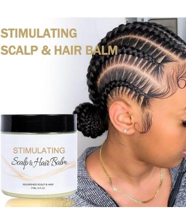 Baume stimulant pour le cuir chevelu et les cheveux au beurre de karit et de mangue apaise le cuir chevelu et redonne de l' clat naturel baume pour la croissance des cheveux - Buy Online on GoSupps.com
