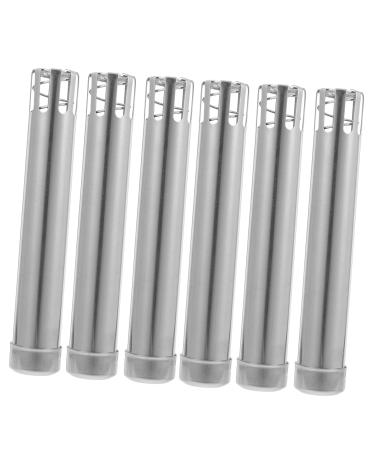 Gatuida Accessories 30 STK MOXA Press Stainless Steel Inoxlm Healing Kur Needle Felting Gite Safe Wellness Haupt Putter am Hot mugwort Moxibusstauf Steel Massage tools 12.5x2.2cmx5pcs silver x 5 pieces