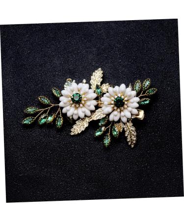 Ipetboom Bridal Hair Clips Wedding Hair Clips Flower Hairpin Hair Clips for Girls Flower Hair Side Comb Rhinestone Flower Hair Pins Hair Accessories Rose Gold Metal Vintage Bride - Buy Online on GoSupps.com