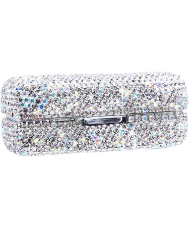 Crystal Lipstick Case Holder with Mirror - Rhinestone Lipstick Organizer - Buy Online on GoSupps.com