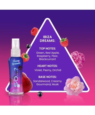 So Escapes Womens Gift Set with Ibiza Dream Bali Breeze Mykonos Nights & Hawaiian Honey Fragrance Spray Set (4 x 50ml) Sweet Getaway - Buy Online on GoSupps.com