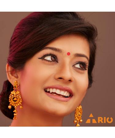 Veesha Daily Use Maroon Bindi for Women - Stylish Traditional 60 Pieces | International Shipping Available - Buy Online on GoSupps.com