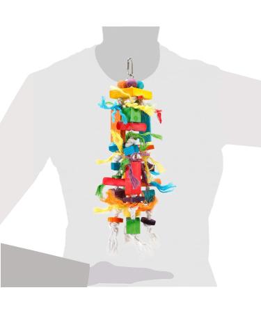 Colorful Wood Block Chew Toys for African Grey, Conure & Amazon Parrots - Buy Online on GoSupps.com