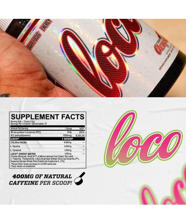 LOCO Pre-Workout Nitric Oxide Booster - Enhance Muscle Pumps & Vascularity | Natural Caffeine Energy & Focus | Lime Sherbet Flavor - Buy Online on GoSupps.com