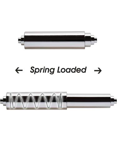 Universal Plastic Spring Loaded Toilet Paper Holder Replacement Chrome - 1 Pack - Buy Online on GoSupps.com