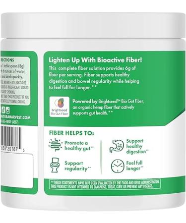 Manitoba Harvest Organic BioActive Fiber Supplement with 6g Fiber per Serving â Digestive Hemp & Psyllium Husk Powder â Non-GMO  Vegan & Kosher  8oz - Buy Online on GoSupps.com
