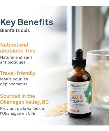 Organika Bee Propolis Liquid- Natural Immune Support Sore Throat Relief Antioxidant Alcohol-Free- 100 ml & Vitamin D3 Liquid 2500IU- Olive Oil Base Immune System Support- 30ml 100ml Immune Support + SUPPLEMENT 3964 - Buy Online on GoSupps.com