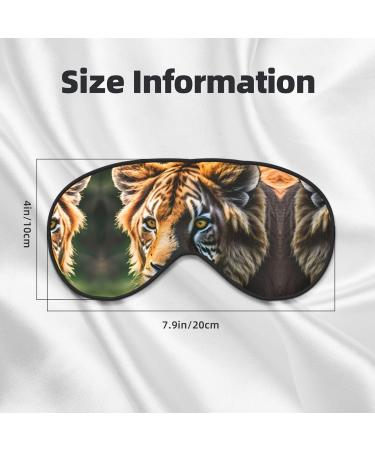 SSIMOO African Animals Print Eye Mask - Double-Sided Soft Light Blocking for Better Sleep Quality - International Shipping Available - Buy Online on GoSupps.com