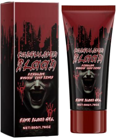  JINGLING JINGLING Stage Blood Fake Blood | Vampire Artificial Blood Gel Vampire Makeup 1.76 Ounces Washable Halloween Blood Special Makeup Realistic Makeup for Fake Nosebleeds - Buy Online on GoSupps.com