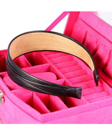 Buy Faux Leather Hairband & Headpiece - Black Hair Accessory Head Chains - 1 Piece International Shipping - Buy Online on GoSupps.com