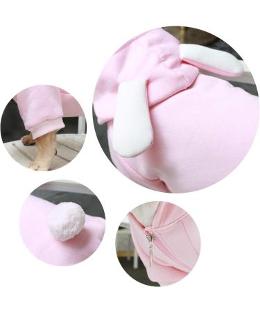 iChoue Bunny Dog Costume for Medium Dogs - Pink, Large | Cute Animal Hoodie for French Bulldog, Pug, Pitbull, Boston Terrier | Easter Christmas Halloween Pet Clothes - Buy Online on GoSupps.com