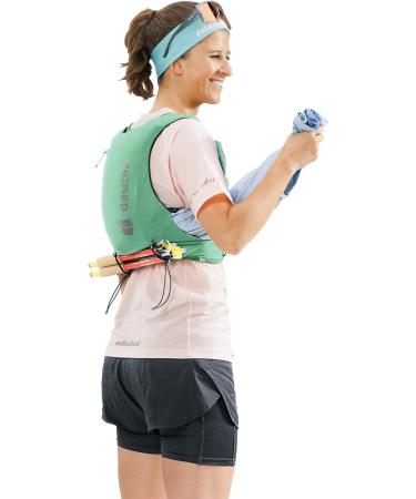 Deuter Women's Traick 9 SL Trail Running Vest - Lightweight Comfortable & Adjustable - M Spearmint-Seagreen - International Shipping Available - Buy Online on GoSupps.com