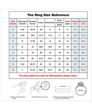 XINQI 14K Gold Natural Emerald CZ Ring for Women - Size 7 | Engagement Wedding Band - Buy Online on GoSupps.com