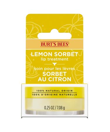 Burts Bees Nourishing Lemon Sorbet Lip Mask, Jojoba Oil Lip Treatment, 7.08 g