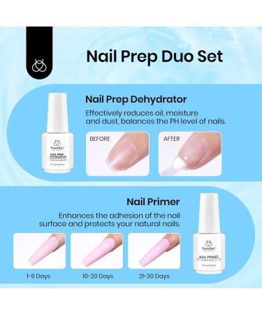 Beetles 20ml Nail Dehydrator and Primer - Acid-Free Natural Nail Prep for UV Gels & Acrylics | Professional Quality Nail Bond for Salons - Buy Online on GoSupps.com