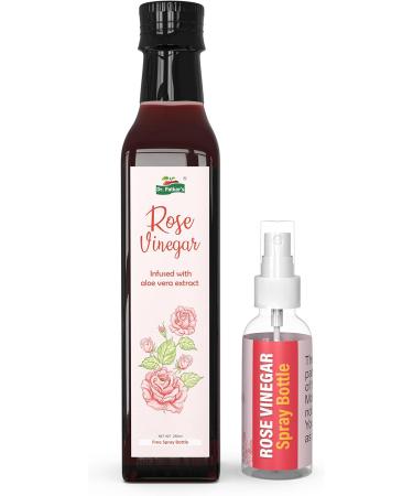 Rose Vinegar Infused With ACV 250 ml (8.45 OZ) By Dr. Patkar's - Buy Online on GoSupps.com