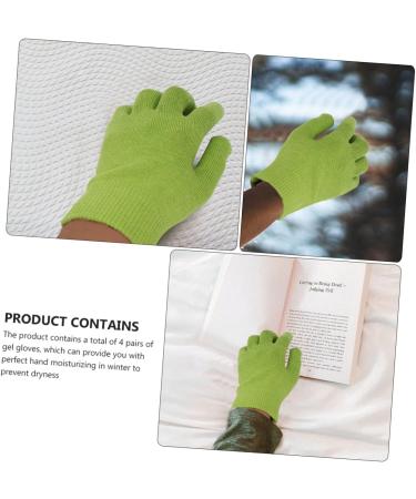 FOMIYES 4 Pairs Moisturizing Gloves Hands Night Mittens Hand Lotion Gloves Hydrating Gloves Moisturizing Spa Gloves Dry Hands Gloves Handwashing Fluid Face Silica Gel Miss - Buy Online on GoSupps.com