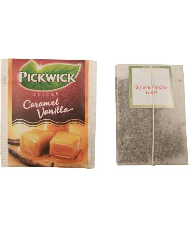 Pickwick Th Caramel Vanille Noir Aromatique - M lange de Th Rooibos 20 Sachets de Th  - Buy Online on GoSupps.com