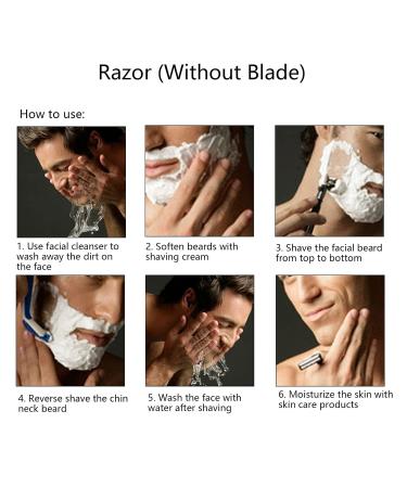 Buy Manual Straight Razor with PU Leather Case | Portable Rosewood Beard Shaver for Men - No Blade Included - Buy Online on GoSupps.com