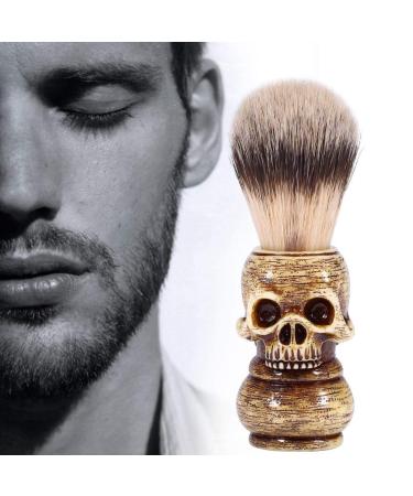 Barber Skull Men's Grooming Tool | 12x4x4 Hair Salon Shaving Brush for Beards - Buy Online on GoSupps.com