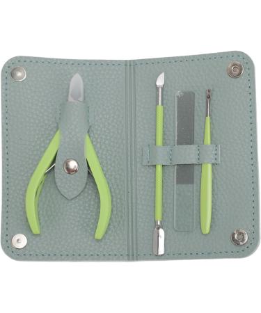 Manicure Tool Set Nail Clipper Set Travel Safe Fine Craft (Green) - Buy Online on GoSupps.com