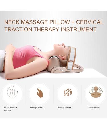 Inflatable Cervical Spine Corrector & Neck Massager - Stretching Pillow for Office Workers - Buy Online on GoSupps.com