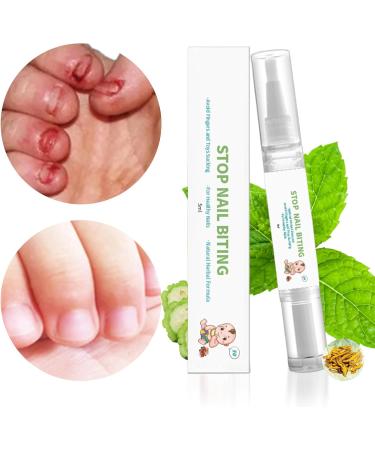  zwxqe Stop Nail Biting Polish No Bite Solution Habit Control Nail Anti Sucking Finger 4.92x0.71x0.71 inches 5ml Safe Formula for Adults Teens Home and Daily Behavior Aid - Buy Online on GoSupps.com