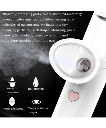  Ahuuen Dry Eye Humidifier Face Mister | Nano Mist Small Eye Vaporizer | Face Mister Facial Moisturizer Personal Humidifier Eyelid Care Spray - Buy Online on GoSupps.com