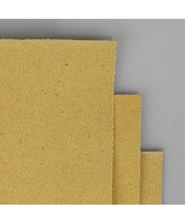Nuatpetin Gravel Paper for Bird Cage 40 Pcs 11x17 Bird Cage Paper Liner Large Sand Calcium Paper Bird Grinding Sandpaper Disposable Clean Cushion Pads Sandpaper for Parrot Budgie Conure Cockatiel 40 Pcs Goose yellow - Buy Online on GoSupps.com