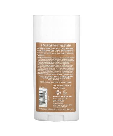 Zion Health Clay Dry Bold Deodorant Stick 2.8 oz - Cedarwood | Natural Long-Lasting International Shipping - Buy Online on GoSupps.com