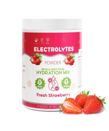 Electrolytes Powder No Sugar - No Flavor Hydrate Electrolyte Powder Replenisher Daily Electrolyte Drink Mix Keto Friendly Vegan Non-GMO Flavorless Hydration Powder Electrolytes - 90 Servings
