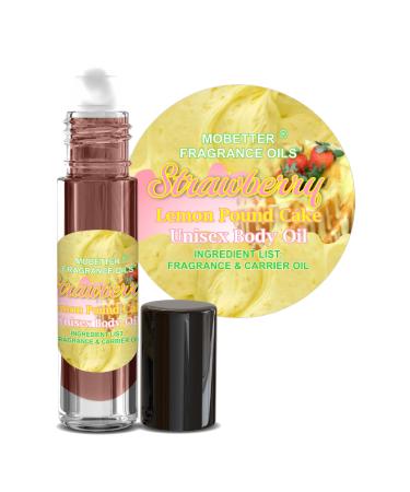 MOBETTER FRAGRANCE OILS Strawberry Lemon Pound Cake Fragrance Body Oil for Unisex