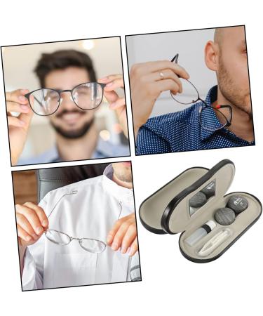 Goohochy 2-in-1 Portable Glasses & Contact Lens Case - Travel Organizer for Eyewear - Buy Online on GoSupps.com