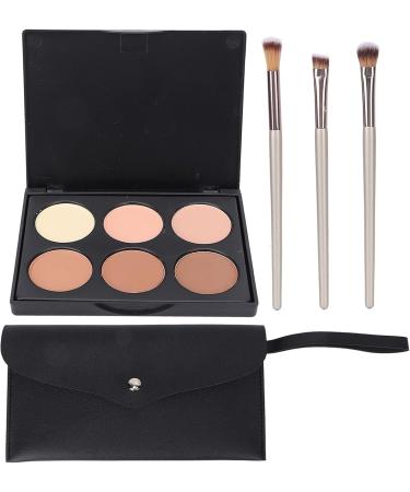 jiabaorun 6 Colors Nude Eyeshadow Palette with Brushes Bag Matte Shimmering Eyeshadow Makeup Palette for Neutral Smoky Bronze Eye Makeup - Buy Online on GoSupps.com