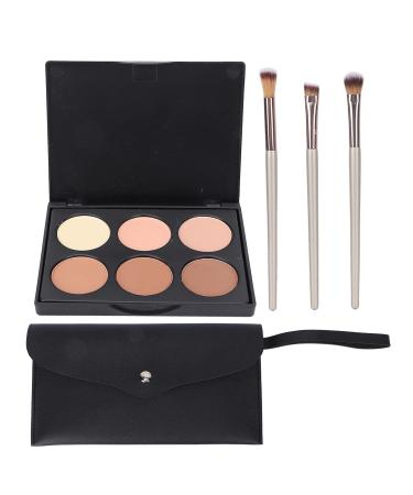 Eyeshadow Palette 6 Colors Matte Eye Shadow Makeup Pallet Facial Cosmetics with Brushes + Bag