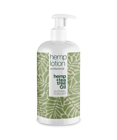 Hemp Body Lotion for Women & Men 500 ml | Hemp Seed Oil Body Lotion against Dry Skin from Australian Bodycare | Daily care Relieve pimples Ringworm Fungus Jock Itch Acne Body Odor & smelly feet